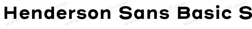 Henderson Sans Basic SemiBold字体转换